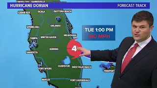What category is Hurricane Dorian going to be when it makes landfall?