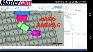 5axis drilling | mastercam