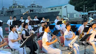海上自衛隊　舞鶴音楽隊　艦これ公式コラボ　盛り上がった〜(^-^)　Japan Maritime Self-Defense Force Band,Maizuru With KanColle