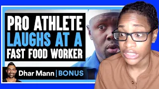 PRO ATHLETE Laughs At A FAST FOOD WORKER| Dhar Mann Bonus Reaction