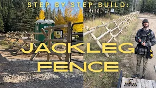 Step by Step: Treated Jackleg Fence in Big Sky, Montana