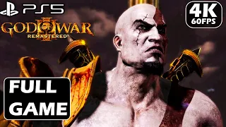 GOD OF WAR 3 REMASTERED Gameplay Walkthrough (FULL GAME)-(PS5 4K 60FPS) - No commentary