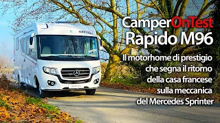 Rapido M96: letto nautico centrale, spazio, massimo comfort e meccanica Mercedes-Benz - CamperOnTest