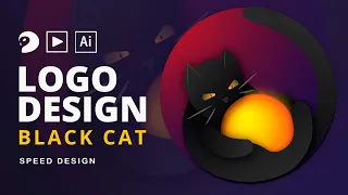 Black Cat - Logo | Speed Design [Adobe Illustrator]