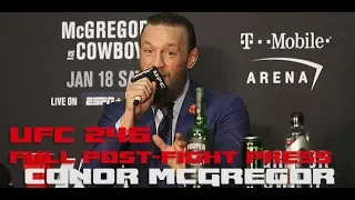 UFC 246 Post-Fight Press Conference: Conor McGregor  (Complete)