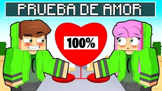 Usé el detector de amor en minecraft