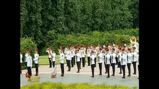 The National Anthem of Turkmenistan and Singapore | Turkmenistan President State Visit