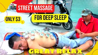 [ASMR] - Vietnam Street Massage - Relaxation beside the Highway Only $3