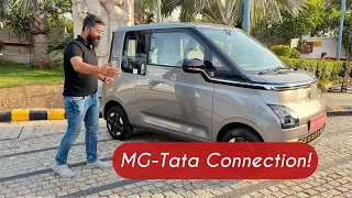MG Electric Car Comet With Tata's Battery? | First Look | AutoYogi