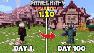 I Survived 100 Days In 1.20 In Minecraft Hardcore | LordN Gaming