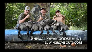 Early Season KAYAK GOOSE HUNT! | PA Goose Hunting 2021