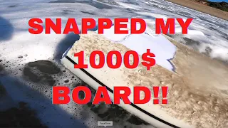 Snapped my seaside and beyond...1000$ surfboard!! Got it all on film.