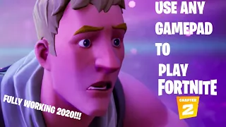 How To Play FORTNITE With ANY Gamepad/Joystick/Controller| UPDATED Method MARCH 2020!!