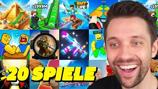 BENX SPIELT 20 ROBLOX SPIELE! XXL Film