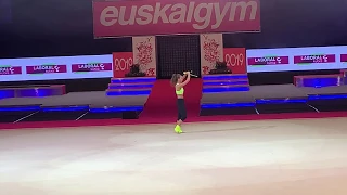 Dina Averina - Clubs show routine EUSKALGYM gala 2019