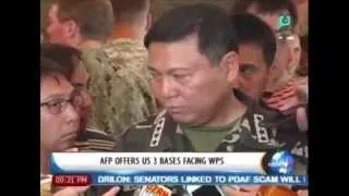 NewsLife: AFP offers US 3 bases facing West Philippine Sea || May 16, 2014