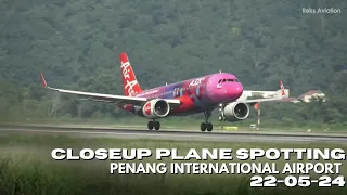 22/05/2024 PENANG PLANE SPOTTING Landings & Takeoffs - Penang Int'l Airport (PEN/WMKP)