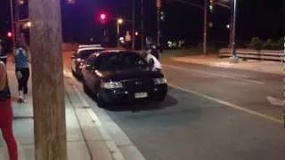 Grand Bend, ON Police Playing "Closing Time" On Car Microphone