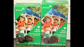 Girl Scout Cookies Thin Mints: Little Brownie Bakers vs ABC Bakers Blind Taste Test