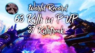 TITANFALL 2 | WORLD'S RECORD | World's Most Kills in PVP | 63 Kills | 37 Killstreak