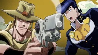 Hol Horse trains Josuke