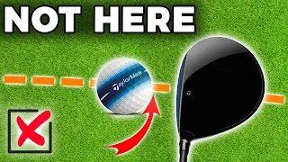 DO NOT Hit The Back Of The Ball With Driver - DO THIS Instead
