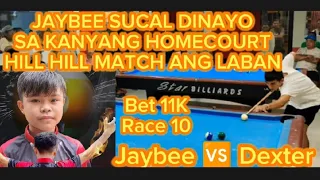 Wag Kang Dumayo Sa HOMECOURT ni Jaybee Sucal Kung Ayaw mong Matalo Jaybee 🆚 Dexter bet 11k Race 10