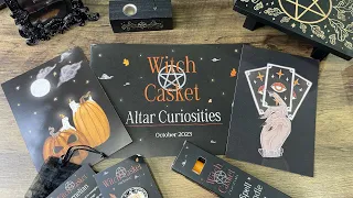 Witch Casket~ Altar Curiosities- October 2023-unboxing