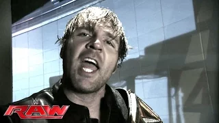 Dean Ambrose speaks on his Shield history from an undisclosed location: Raw, July 18, 2016