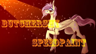 Butchershy 3.0 Speedpaint (mlp)