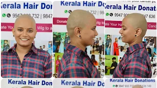 Shorthair Fullshave for Donation I Kerala Hair Donations I Wig Bank I Miracle Charitable Foundation