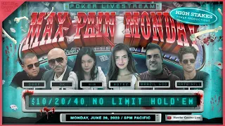 MAX PAIN MONDAY!! Alex Botez, Nate Hill, DGAF, Brazil God, Sia, DK - Commentary by RaverPoker