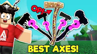 Every Axe You NEED in 2023 Lumber Tycoon 2 Roblox