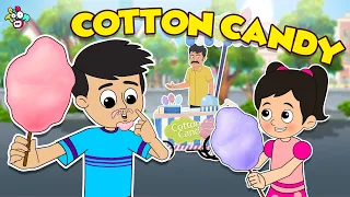 Cotton Candy वाले अंकल | Candy Floss | Hindi Stories | हिंदी कार्टून | Puntoon Kids Hindi