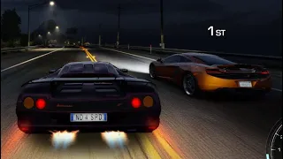 NFS Hot Pursuit - Lamborghini Diablo vs Rachadores (O tempo fechou na BR)