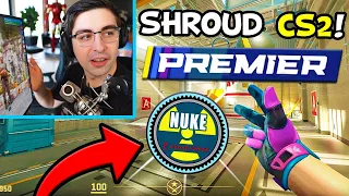"IT'S SO F*CKED!!" - SHROUD PLAYS HIS FIRST GAME ON THE NEW NUKE IN CS2 W/ BROKEN MONITOR!