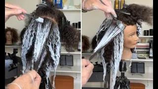 Balayage Color Tutorial for Curly hair | Balayage Tips & Techniques