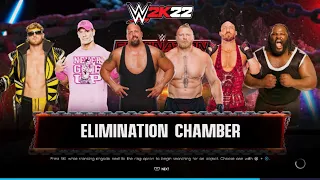 6-Man Elimination Chamber Match Full Gameplay #9 | WWE 2K22 | 4K