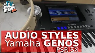 Créer des audio styles avec Audio Phraser sur votre Yamaha GENOS et PSR-SX900
