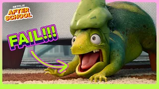 Leo's Best ESCAPES! 🦎 Leo | Netflix After School