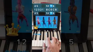 Piano Tutorial Compilation Fortnite Dance #shorts