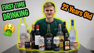 22 Year Old Tries Alcohol for the FIRST TIME!