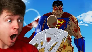 Reacting to SUPERMAN vs ONE PUNCH MAN!