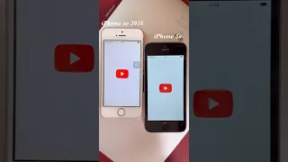 iPhone 5s vs iPhone se 2016 - youtube Shorts