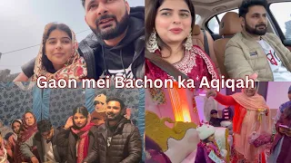 Bachon ka kiya Gaon mei Aqiqah | Miliye hamare puri extended family se | Sajid Shilpa Vlogs