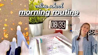 *online* school morning routine