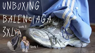 Unboxing Balenciaga 3xl Sneaker and Lookbook