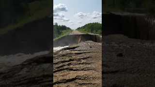 Highway 903 road wash out
