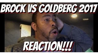 Brock vs Goldberg REACTION!!!