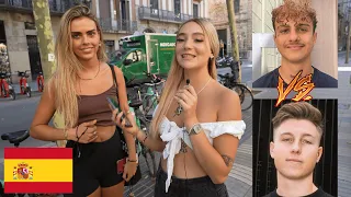 Spanische FRAUEN bewerten SIMEX vs iCrimax in BARCELONA! Straßenumfrage